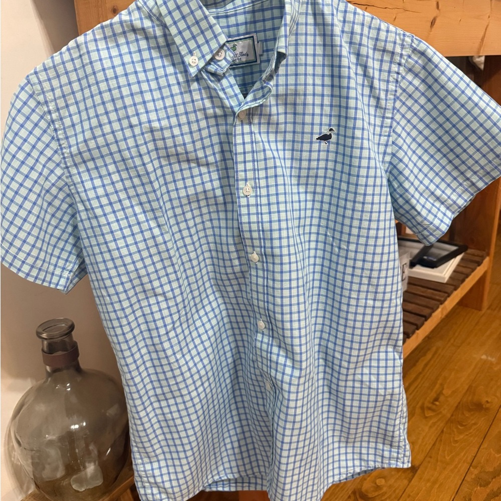 Boys properly tied button up